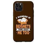 Carcasa para iPhone 11 Pro Amante de Nueva Orleans Me pregunto si Beignets piensan en mí también
