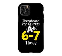 Carcasa para iPhone 11 Pro Amenazado Pop Quizzes A Plus 6 7 Veces Profesor de matemáticas
