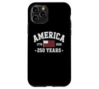 Carcasa para iPhone 11 Pro America 250 Years 2026 1776 USA United States Flag July 4th