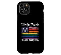Carcasa para iPhone 11 Pro American Flag Gay Pride Month We The People Means Everyone