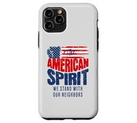 Carcasa para iPhone 11 Pro American Spirit Nosotros El Pueblo Estamos con los vecinos Democracia