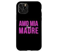 Carcasa para iPhone 11 Pro Amo MIA Madre I Love My Italian Mom Regalo Festa Della Mamma
