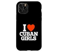 Carcasa para iPhone 11 Pro Amor Cubano Chicas Divertido Corazón Cuba Amante
