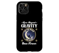 Carcasa para iPhone 11 Pro Amor MÁS ALLÁ DE LA Gravedad A LA Luna Y Vuelta Desde Siempre Espacio
