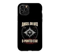 Carcasa para iPhone 11 Pro Ángel o OVNI 8 Estrellas Puntiagudas desclasificado UAP Ezequiel Wheel