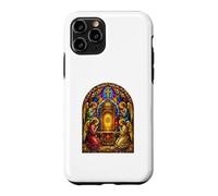 Carcasa para iPhone 11 Pro Ángeles En Sagrado Tabernáculo Catedral Gótica Icono Arte Oración