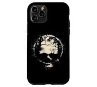 Carcasa para iPhone 11 Pro Anillo de Calavera de Bosque y Luna Surrealista Ghostly Gothic Horror Graphic