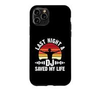 Carcasa para iPhone 11 Pro Anoche un DJ me salvó la Vida Retro DJ Sunset