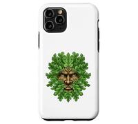 Carcasa para iPhone 11 Pro Antiguo Bosque Cara Pagana Naturaleza Espíritu Celta Popular Regalo