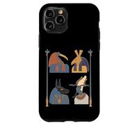 Carcasa para iPhone 11 Pro Antiguo Dioses Egipto Faraón Mitología Pirámide de Egipto
