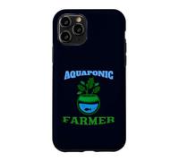 Carcasa para iPhone 11 Pro Aquaponic Farmer Cultivador hidropónico de Agricultura sostenible