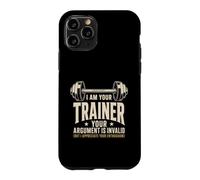 Carcasa para iPhone 11 Pro Argumento I Am Your Trainer Diseño de Fitness no válido