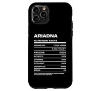 Carcasa para iPhone 11 Pro Ariadna Datos de Nutrición Nombre Gracioso