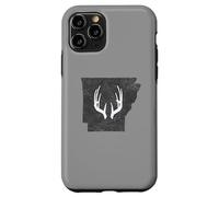 Carcasa para iPhone 11 Pro Arkansas AR Deer Hunting Shed Antlers Design