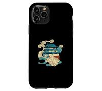 Carcasa para iPhone 11 Pro Arte Asiático Tradicional Edificio Japonés Océano Ola
