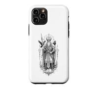 Carcasa para iPhone 11 Pro Arte mitológico de Las runas del Cuervo nórdico de Odin, Todos los Padres