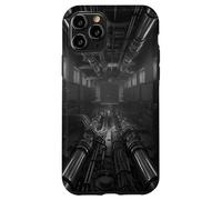 Carcasa para iPhone 11 Pro Arte Retro de Ciencia ficción para Jugadores de Spaceship