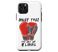 Carcasa para iPhone 11 Pro Artes Marciales Muay Thai El Arte De 8 Miembros Cita Boxeo Tailandés