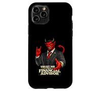 Carcasa para iPhone 11 Pro Asesor Financiero Diablo | Protesta Humor No Evil Satanás Codicia