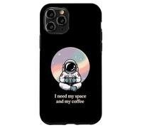 Carcasa para iPhone 11 Pro Astronaut Cosmonaut Coffee Cafe Spacewalk Gift