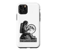 Carcasa para iPhone 11 Pro Astronauta Dibujo Luna Sketch Espacio Artista Gráfico