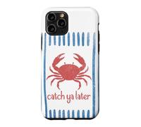 Carcasa para iPhone 11 Pro Atrapa ya más Tarde Cangrejo Sailorcore Fishermencore