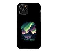 Carcasa para iPhone 11 Pro Aurora Boreal sobre Las montañas Maravillas Naturales en