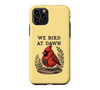 Carcasa para iPhone 11 Pro Aves al Amanecer Cardenal Birdwatching Birdwatching