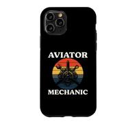 Carcasa para iPhone 11 Pro Aviator Mechanic Retro Aircraft Engine Aviation