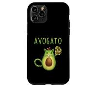 Carcasa para iPhone 11 Pro Avogato Cinco De Mayo Regalo Cinco De Meow Avogato Cat Aguacate