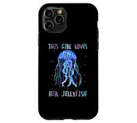 Carcasa para iPhone 11 Pro Awesome Cute Underwater This Girl Loves Her Jellyfish
