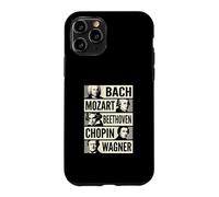 Carcasa para iPhone 11 Pro Bach Mozart Beethoven Chopin Wagner Iconos Clásicos