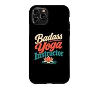 Carcasa para iPhone 11 Pro Badass Yoga Instructor Fitness Profesor Humor