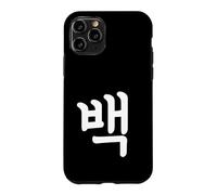 Carcasa para iPhone 11 Pro Baek Número Cien Hangul Coreano Número 100 Corea del Sur