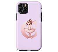 Carcasa para iPhone 11 Pro Bailarina Girl Dancing Name First Letter C Girly Tutu Ballet