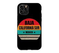 Carcasa para iPhone 11 Pro Baja California Sur México Retro Vintage Baja California Sur