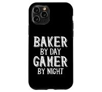 Carcasa para iPhone 11 Pro Baker by Day Gamer by Night Funny Local Pastry Bakery Owner