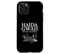 Carcasa para iPhone 11 Pro Ballena Orca Columbia Británica Vintage