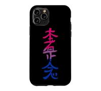 Carcasa para iPhone 11 Pro Bandera Bisexual Hon Sha Ze SHO NEN Reiki Símbolo Yoga