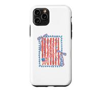 Carcasa para iPhone 11 Pro Bandera con Lazo de Sweet Land of Liberty Patriotic Coquette, EE. UU.