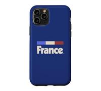Carcasa para iPhone 11 Pro Bandera de Francia Retro Drapeau Français Azul Francés