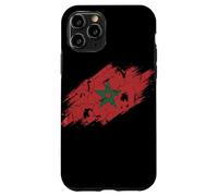 Carcasa para iPhone 11 Pro Bandera de Marruecos Gráfico Grunge Envejecido