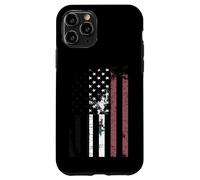 Carcasa para iPhone 11 Pro Bandera de Siria angustiada sobre Bandera Americana