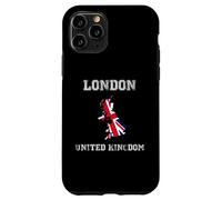 Carcasa para iPhone 11 Pro Bandera Envejecida del Reino Unido Orgullo de Londres