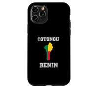 Carcasa para iPhone 11 Pro Bandera Retro de Benín desgastada de Cotonou
