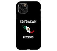 Carcasa para iPhone 11 Pro Bandera Retro de México de Coyoacán
