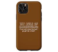 Carcasa para iPhone 11 Pro BBQ Rule Funny Barbacoa Amante Cita Verano