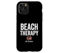 Carcasa para iPhone 11 Pro Beach Therapy Crab Ocean Summer Vacation
