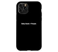 Carcasa para iPhone 11 Pro Bebé focas > Gente Mayor Que Humor Divertido Humor Lindo