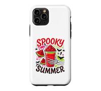 Carcasa para iPhone 11 Pro Bebida de Mano Spooky Summer Watermelon Skeleton